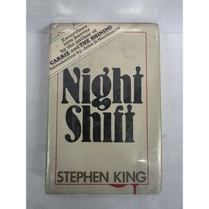 Stephen King Night Shift 1978 Doubleday Hardcover DJ Ex-Library Horror Stories